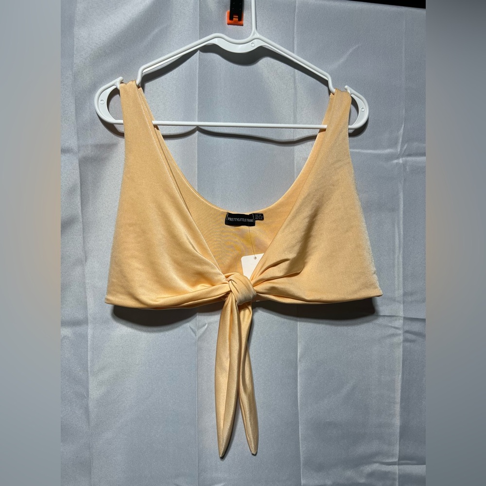 Pretty Little Think Silk Tie Top